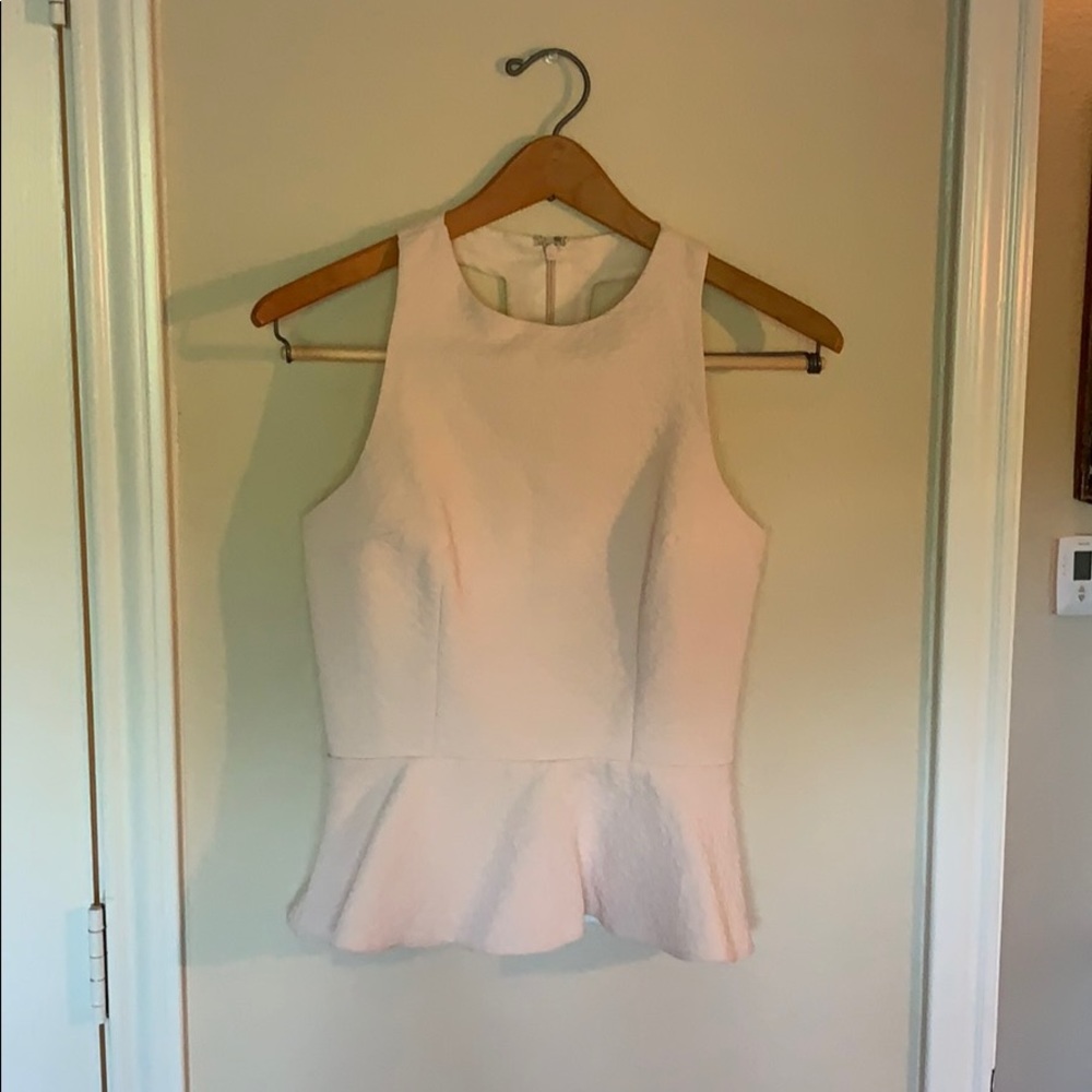 S. Small ASOS pale pink top.